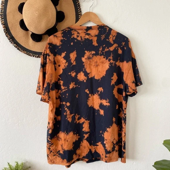 ✨ AC/DC Highway to Hell Black Bleach Dye Graphic Tee ✨ - Picture 5 of 8